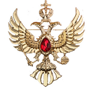 Retro Personality Eagle Badge Vintage broochiers High -end suit Men's Needle Coats Platty Flower Accessories