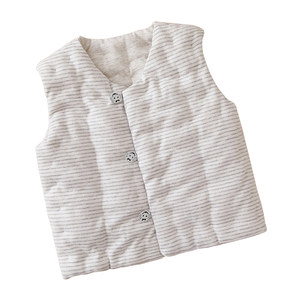 
Children's pure cotton handmade vest for men and women in autumn and winter thickened home clothing baby vest warm vest