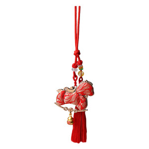 
2026 Year of the Horse Car Mount Song Brocade Pony Pendant New Chinese New Year Car Hanging Auspicious Gift Money to Spend Immediately