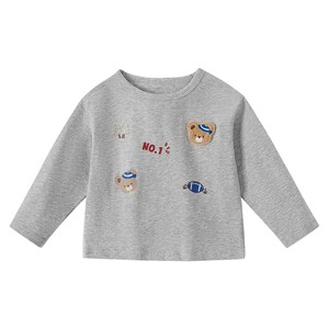 
[7A antibacterial] Boys' long-sleeved T-shirt new style 6 baby spring loose clothes children's fashionable spring children's tops