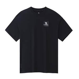 
[Three defenses and one strength] Camel outdoor T-shirt for men, waterproof, oil-proof, anti-fouling and anti-wrinkle cotton t hiking and mountaineering sports top for women