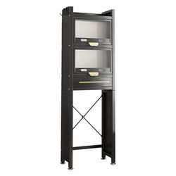 [Waterproof and dust storage] Above the toilet rack
