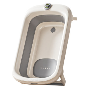 Ying's baby bathtub baby bathtub 0 to 6 years old newborn baby can sit and lie down folding large bathtub