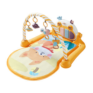 
October Crystal Pedal Piano Baby Multifunctional Educational Early Education Toy Newborn Baby Pedal Bedbell Fitness Stand