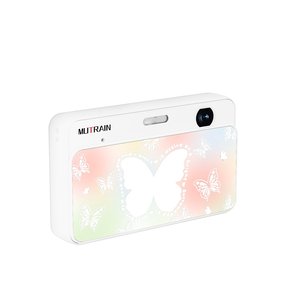 
Zhao Lusi dual-camera butterfly CCD retro camera for campus student photography can take photos and upload them to mobile phones to send gifts