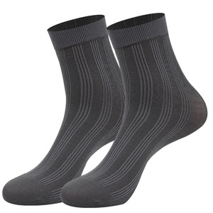 Langsha Men's Stockings Summer Thin Ice Sir Stockings Men Moden Motor Breath ultra -thin summer black socks men's long socks
