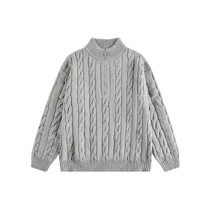 
Dream made star's same old money style twist sweater men's autumn and winter thickened sweater boys' top