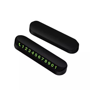 Vehicle -mounted car telephone license Temporary parking numbers Delivery license plate ornaments Inner supplies of products night light retention number plates
