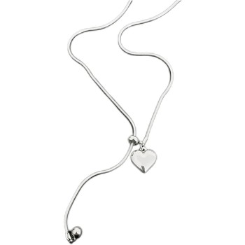 
Xiaohongshu’s popular silver love necklace for women in autumn and winter