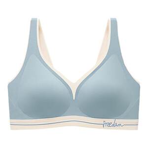 Gufei new fashion contrast bra honeycomb breathable and comfortable vest style secondary tits underwear small breasts girl's bra