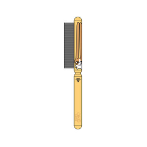 
KKV Siam Lipu series pet grooming comb, dense-toothed, knot-removing, cleaning and styling comb for cats and dogs.