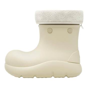 
Zhao Lusi's same style BEYS clown shoes snow boots for women 2025 new winter velvet thickened anti-slip waterproof cotton shoes