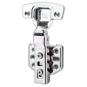 
Hinge hinge 304 stainless steel aircraft mid-curved hinge spring damping buffer hardware accessories folding cabinet door