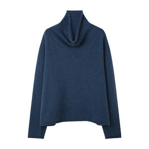 
solighter cashmere raccoon velvet pile collar pullover sweater for women autumn and winter new loose slimming sweater
