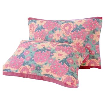 New gauze pillowcase pair, multi-layered, skin-friendly and soft