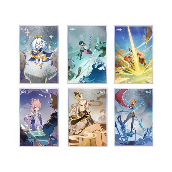 [Original God Official] Seven Sacred Summoning Series Color Paper Genshin

