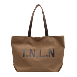 
Large-capacity canvas bag women's 2026 new tote bag for work and commuting high-end fashion large bag handbag