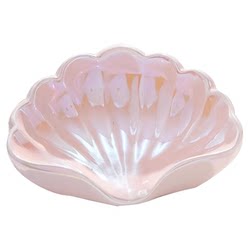 Storage rack light luxury household ceramic shell soap dish