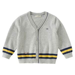 David Bella boys sweater cardigan 2026 new spring children's college style sweater baby cotton top