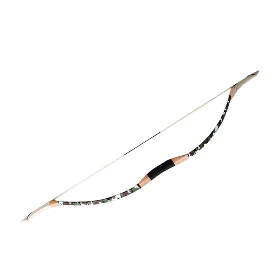 
Traditional DIY glass slide epoxy resin bow handle slightly recurved bow and arrow set making one-piece bow set