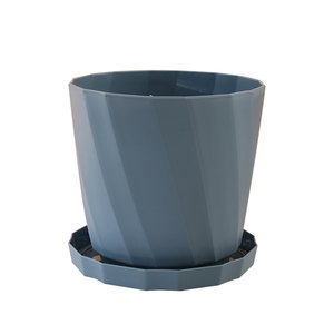 Succulent flowerpot resin longevity flower white plastic flowerpot household pothos special pot light luxury high-end with tray