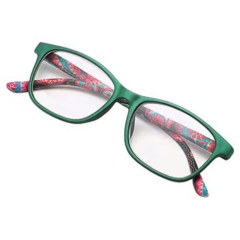 
HD resin anti-blue light reading glasses elegant green