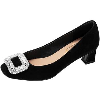 Kangli Dinner Shoes Elegant Rhinestone Buckle High Heels