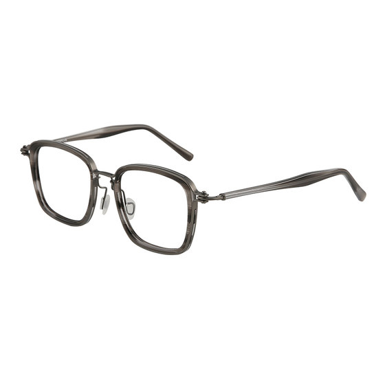 
Muchuan 170mm glasses for men with myopia super large face 200*0.5kg fat man pure titanium frame can be equipped with degree anti-blue light mirror