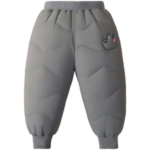 
MQDmini children's pants 2025 winter new boys' three-proof down pants girls' waterproof baby pants