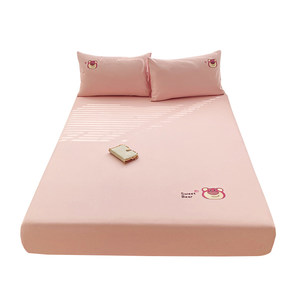 
Class A mother and baby pure cotton bed cover single piece full cotton bed cover full cover non-slip Simmons mattress protective cover cover
