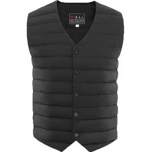 Autumn and winter male down vest, thin and fashionable vest, warm inner biliary white duck down duck duck, retro leisure middle -aged middle -aged