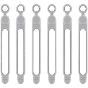 
FaSoLa wire management cable strap data cable storage winding wire silicone soft tie cable strap trim wire strap finishing buckle