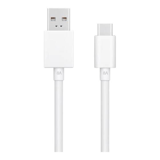 
OPPO original 8A data cable find x8Pro flash charging oppo charging cable 80W/65w flash charging reno14 13 12 11 9 8 7pro+N5 A5 mobile phone fast charging x6x5x3x2