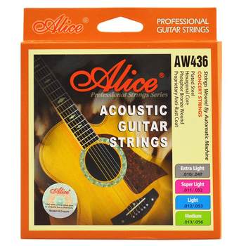 Alice AW436 phosphor bronze guitar strings set of 6