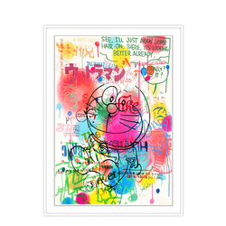Edizione Limitata 999 Judasarrieta Spagnola Firmata Doraemon Stampa Autentici Dipinti Decorativi Di Fedeltà