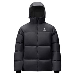 
[Camel stove] Sports three-proof down jacket for men in winter couple thickened hooded waterproof bread down jacket for women