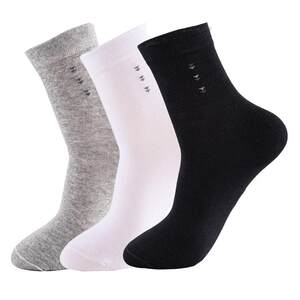 
Silver ion deodorant socks for men 7A antibacterial sweat-absorbent breathable cotton short boat socks for students mid-calf business deodorant socks