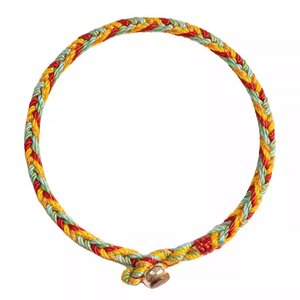 
2026 Year of the Horse Red Rope Bracelet Animal Year Auspicious Bracelet Peace Children's Red Handmade Rope Anklet for Women