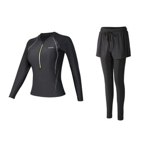 Hongxing Erke women's swimsuit split long-sleeved trousers sun protection warm surfing wetsuit adult jellyfish suit