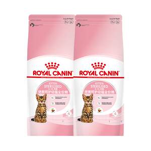 
[Self-operated] French royal sterilized and cared for kitten full price cat staple food nutritional milk cake KS34/2KG*2 pack