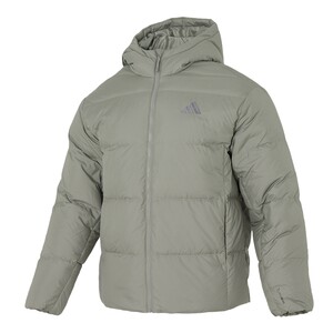 
Adidas sports suit men's winter new warm down jacket plus velvet trousers men's casual two-piece set