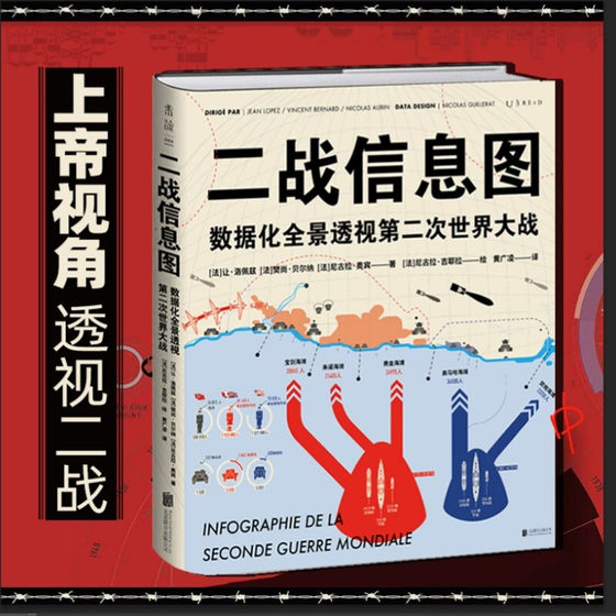 二战信息图 数据化全景透视第二次世界大战 让·洛佩兹 等著 历史