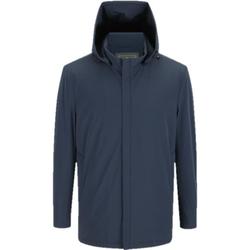 Youngor Men's Cotton Windbreaker Autumn New Official Business Casual Hooded Warm Windbreaker Jacket For Men 4754