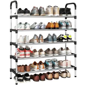 Shoe rack household door room Multi -layer space -saving space
