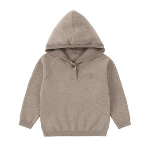 
Oak mont boys sweater spring new baby hooded anti-pilling anti-static baby sweater outing wear