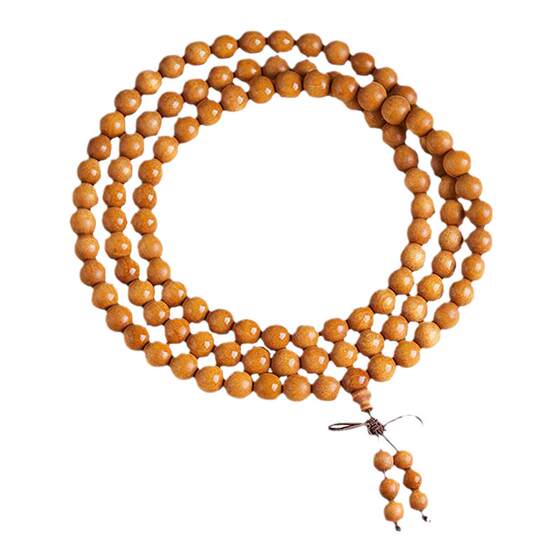 
Qingxiangtai Natural Peach Wood Bracelet Official Flagship Store Women's Rosary Buddhist Bead Bracelet Meditation Peaceful Wood Bracelet