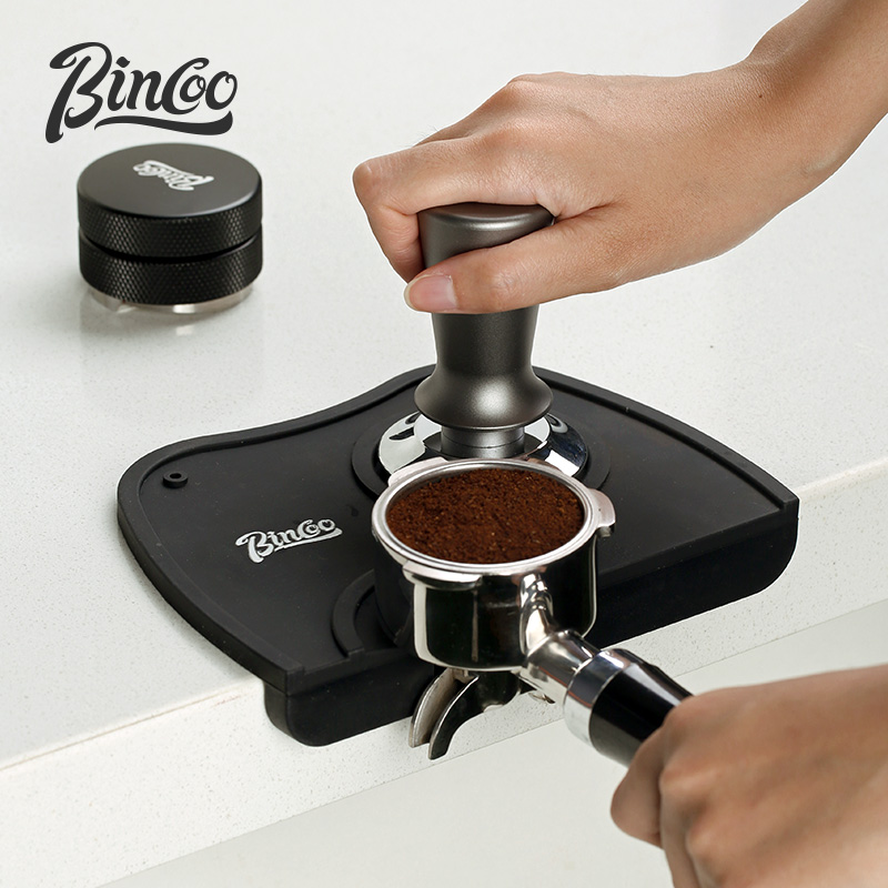 Bincoo咖啡压粉垫吧台咖啡机防滑硅胶垫意式咖啡手柄粉锤布粉器具