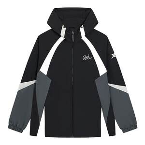 
Xtep Double Layer Windbreaker Men's 25 Spring New Loose Contrast Color Splicing Casual Sports Windbreaker 975329150266
