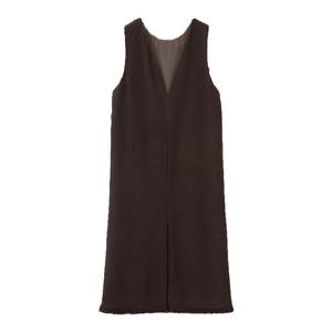 Ruishi Rui Shi wore a minimalist texture, wool vest skirt A -line sleeveless dress, female autumn and winter
