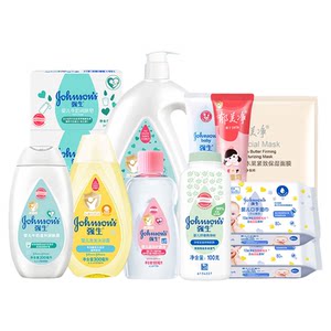 Johnson & Johnson Baby Newborn Washing Products Set Children Baby Bathing Care Shampoo Shooting Two -in